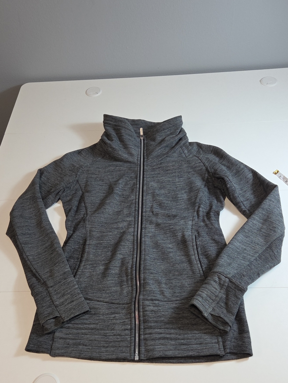Lululemon Gray Front Zip Sweatshirt Size M/8